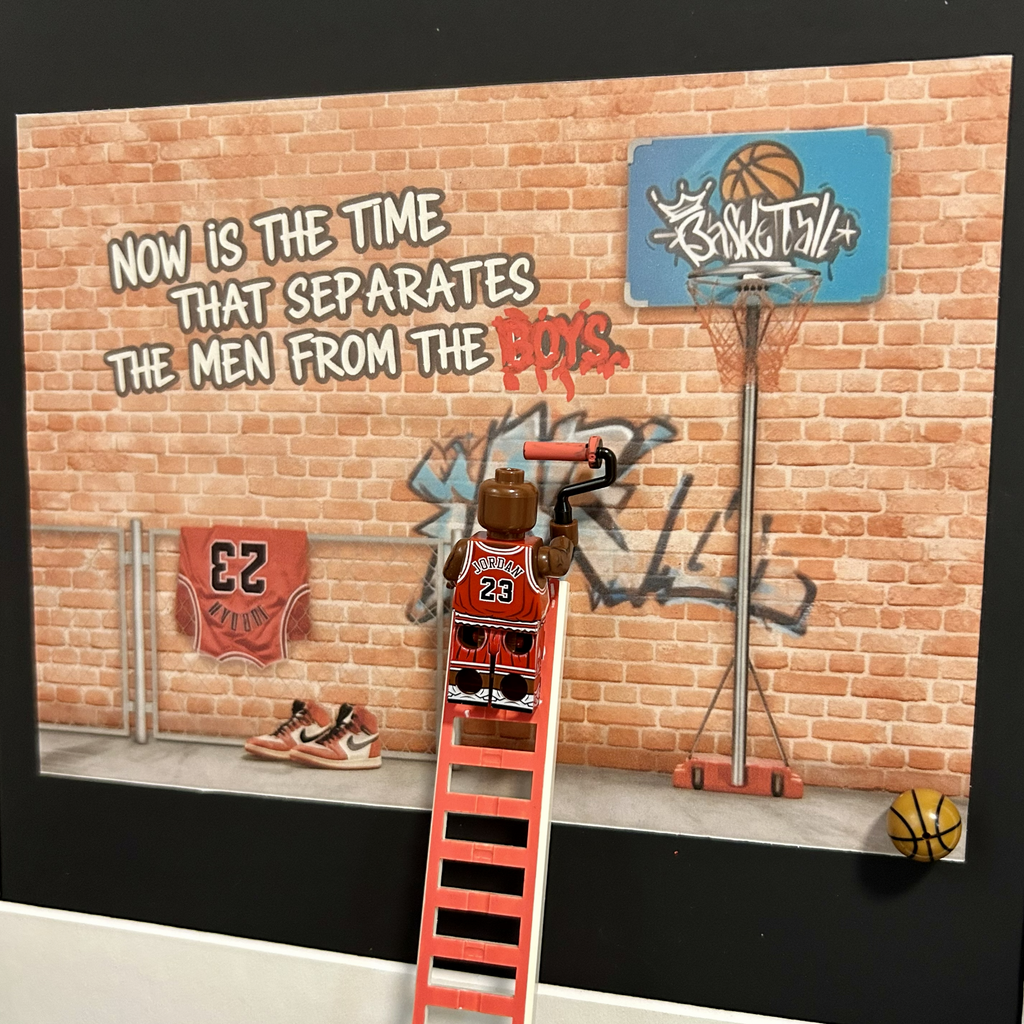 Men From the Boys (LEGO Basketball - Jordan Inspired)