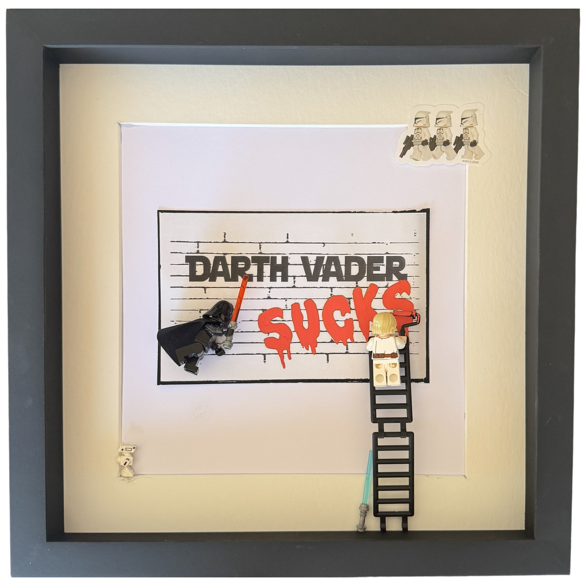 Star Wars – Darth Vader Sucks (3D LEGO Art)
