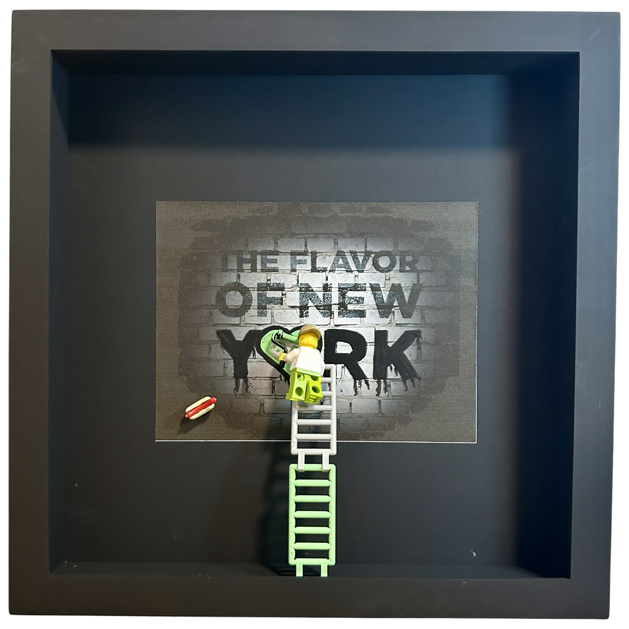 Flavor of NY (LEGO Hot Dog Street Art)