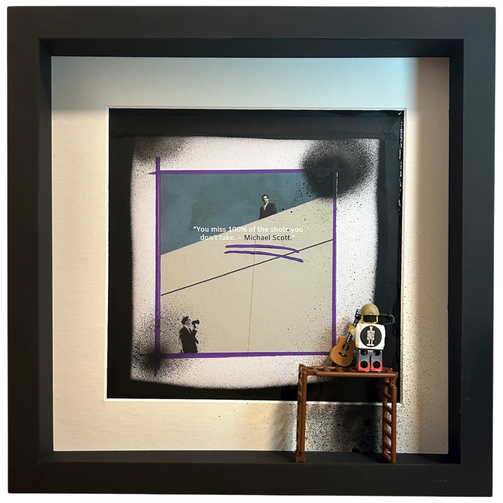 You Miss 100% of the Shots You Don't Take (LEGO Motivation Art)