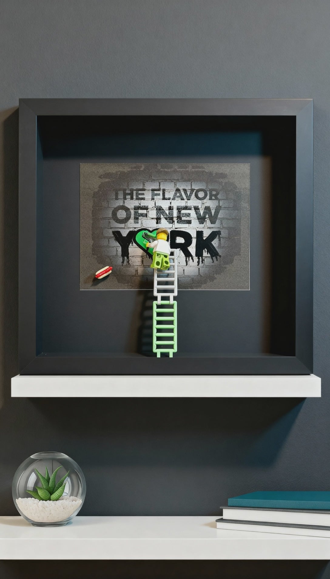 Flavor of NY (LEGO Hot Dog Street Art)