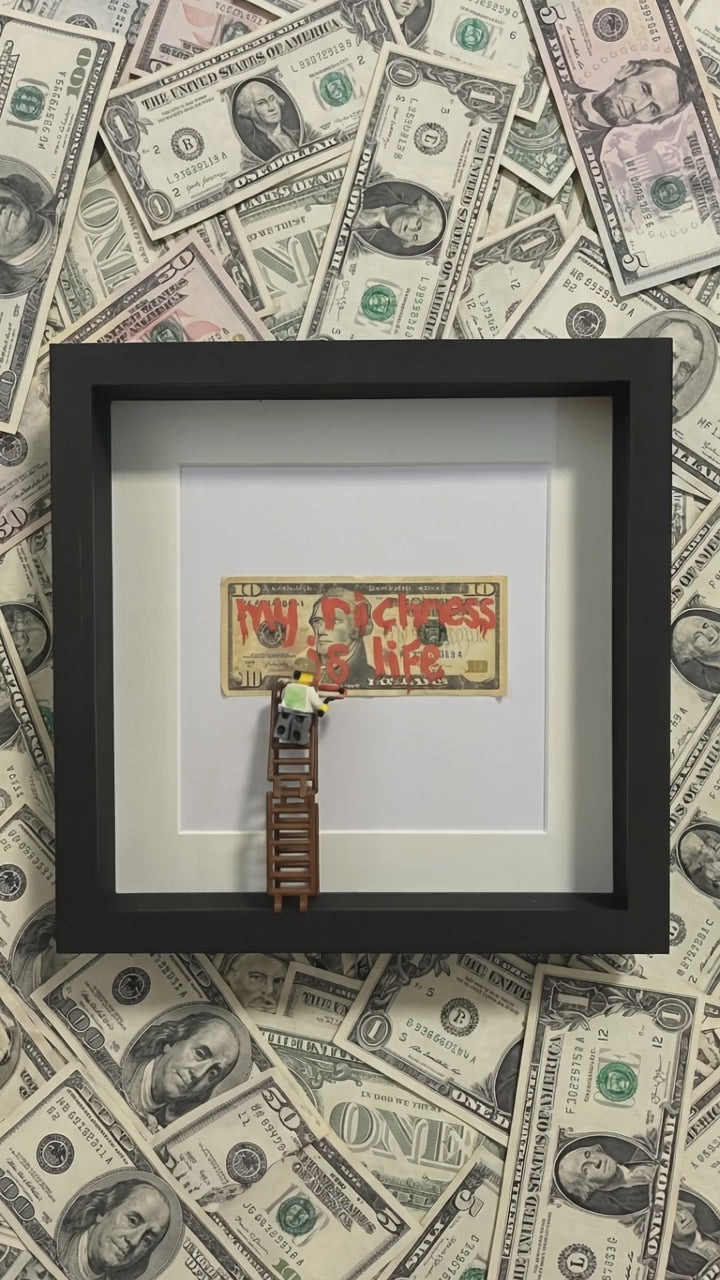 My Richness Is Life (LEGO Street Art – Dollar Series)