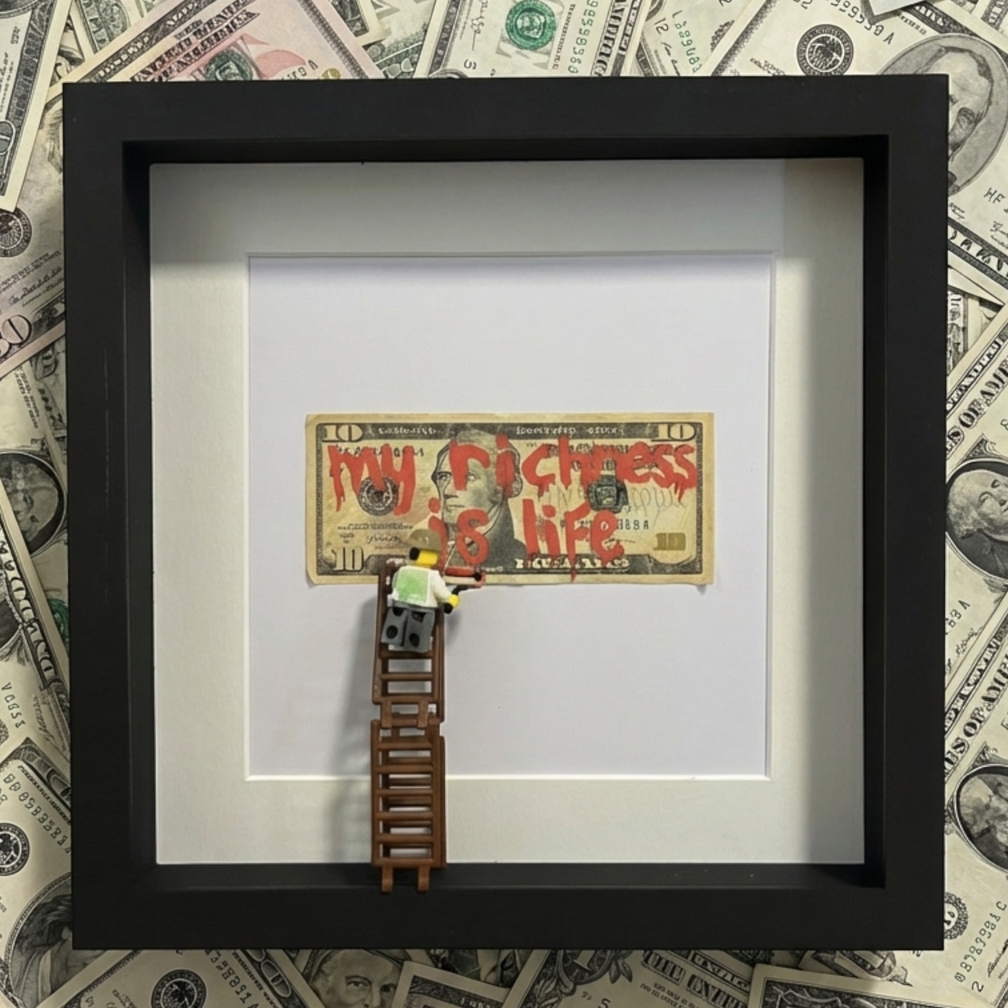 My Richness Is Life (LEGO Street Art – Dollar Series)
