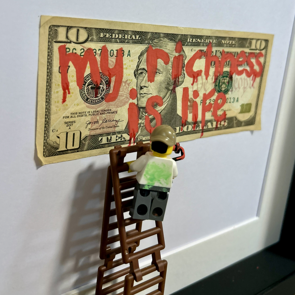My Richness Is Life (LEGO Street Art – Dollar Series)