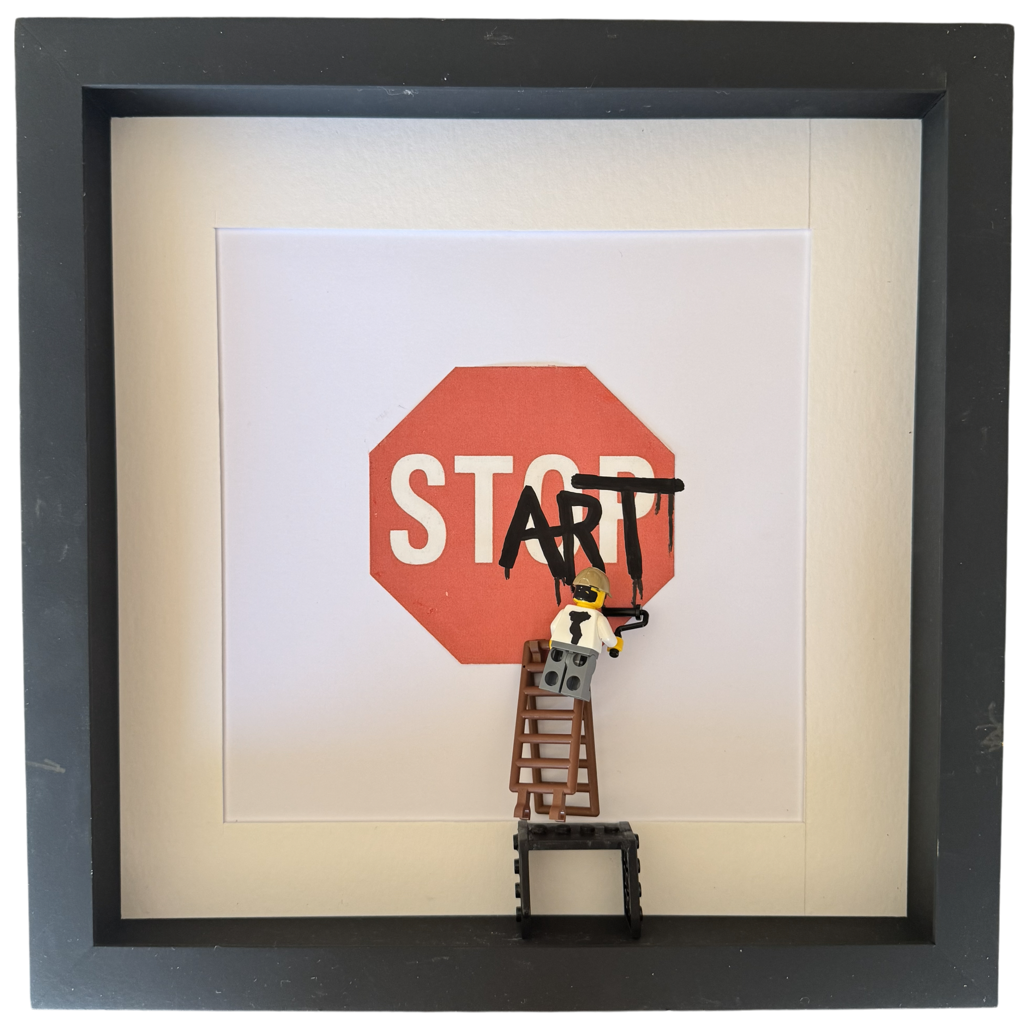START: Take the First Step (LEGO Street Art)