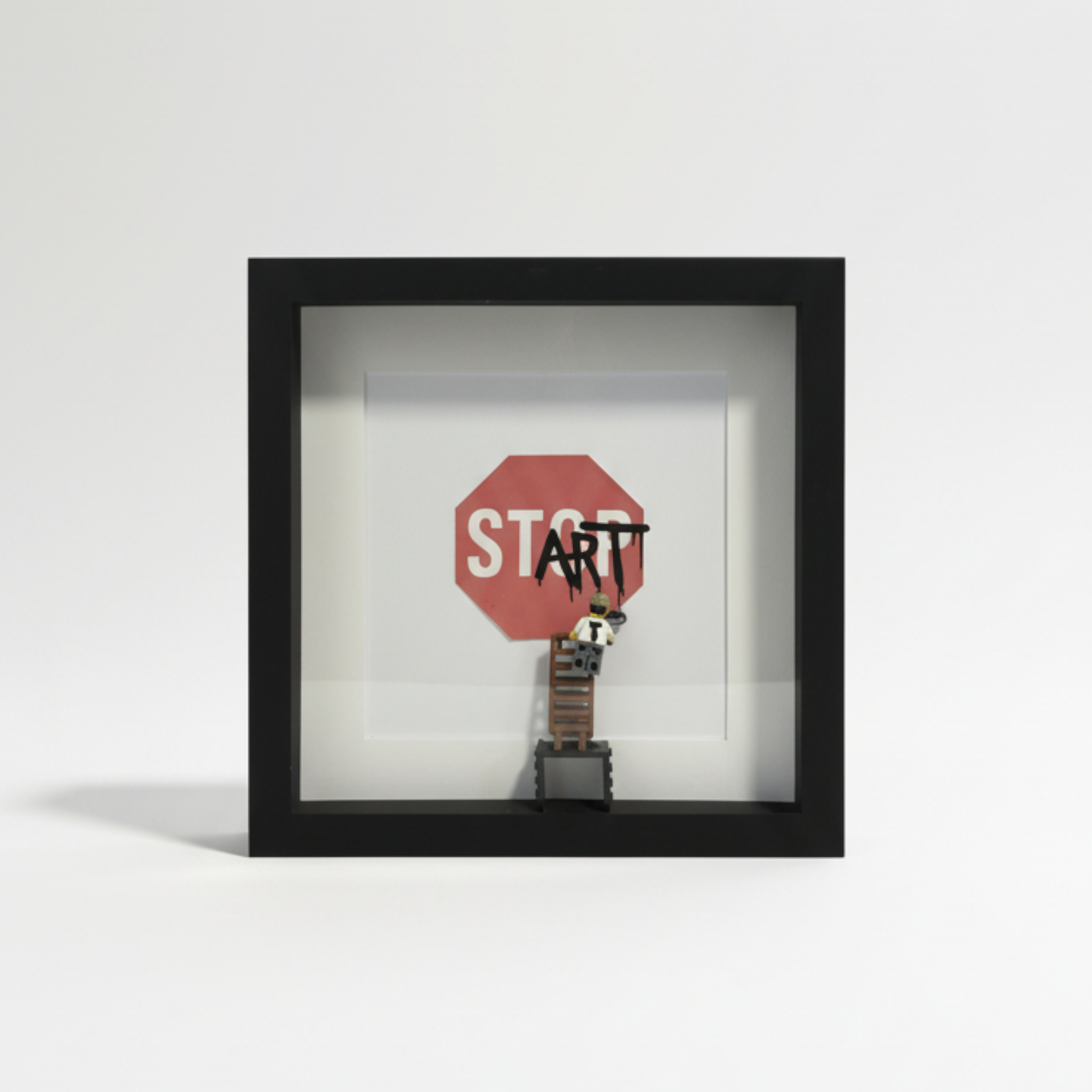 START: Take the First Step (LEGO Street Art)