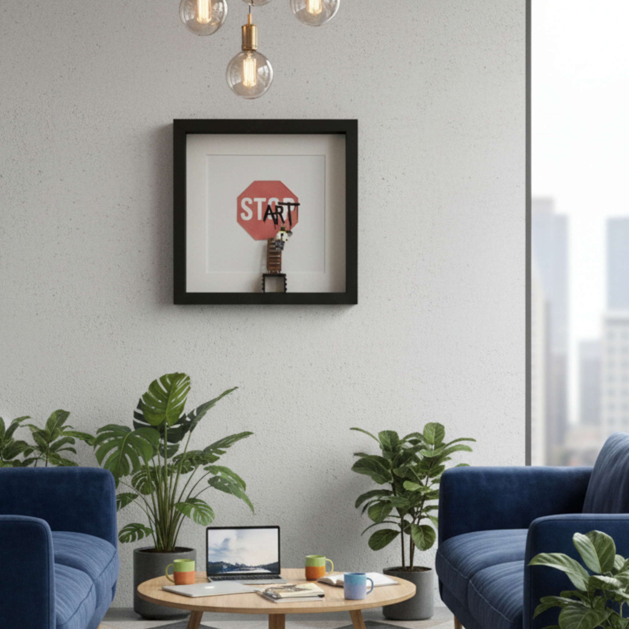 START: Take the First Step (LEGO Street Art)