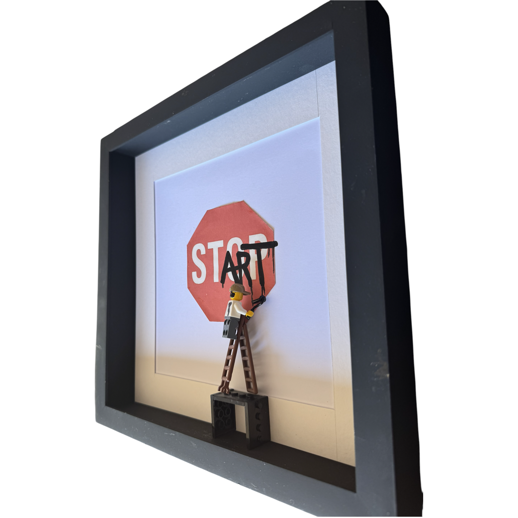 START: Take the First Step (LEGO Street Art)